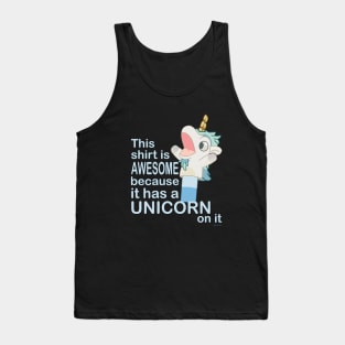 Bluey's Unicorse Awesome Unicorn Shirt Tank Top